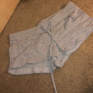 Grey American eagle shorts